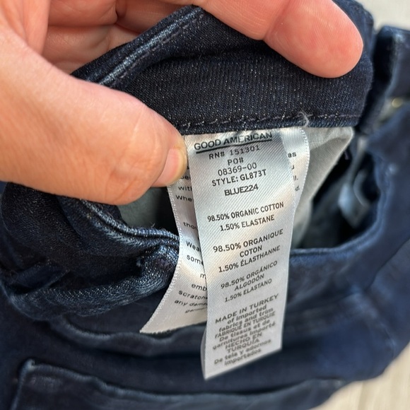 Good American Skinny Jeans in Blue size 15 ( 34 ) - Picture 6 of 12